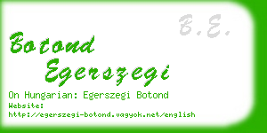 botond egerszegi business card